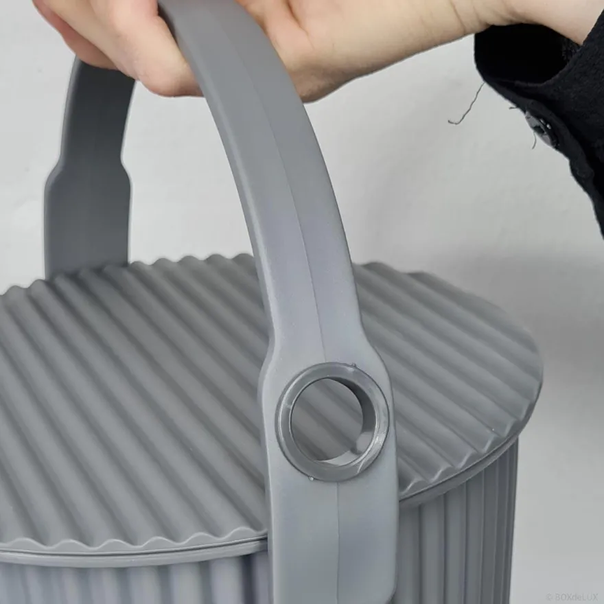 Omnioutil Plastikspand - Mørkegrå. Mini 4 liter