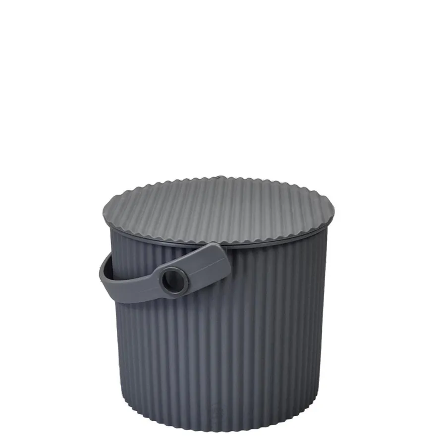 Omnioutil Plastikspand - Mørkegrå. Mini 4 liter