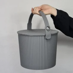 Omnioutil Plastikspand - Mørkegrå. 8 liter