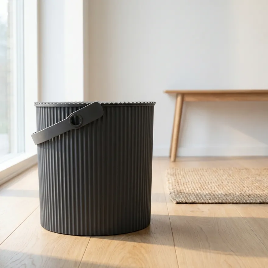 Omnioutil Plastikspand - Mørkegrå. 10 liter