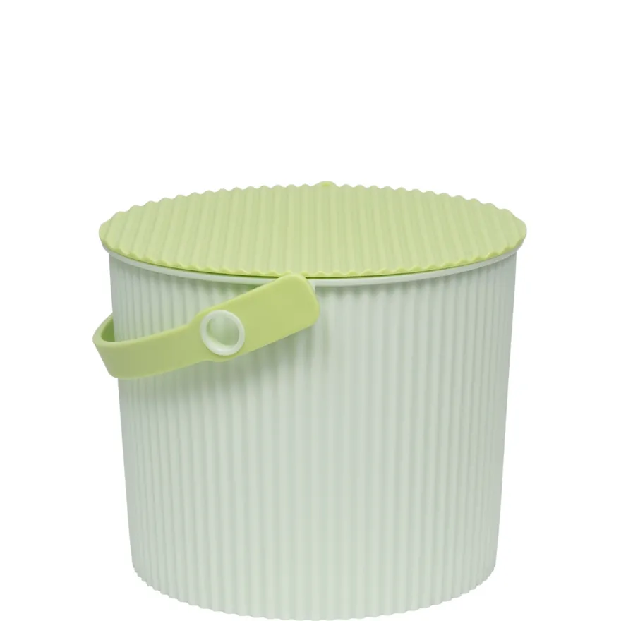 Omnioutil Plastikspand - Pastel Melon Green 8 liter