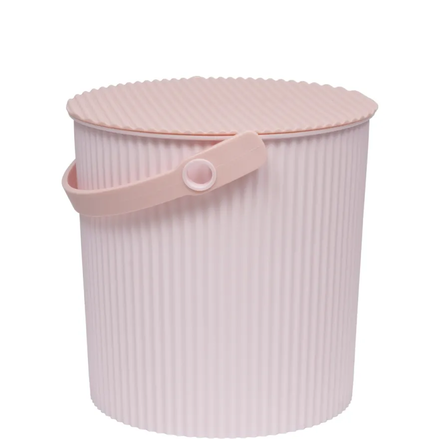 Omnioutil Plastikspand - Pastel Peach Pink - 10 liter