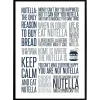 Plakat - Citatcollage - Nutella, colors