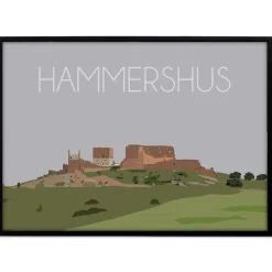 Plakat - Danmark - Hammershus