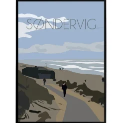 Plakat - Danmark - Søndervig