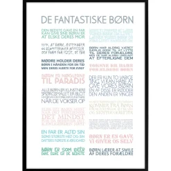 Plakat - De fantastiske børn, colors