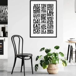 Plakat - Gamer - Citatcollage