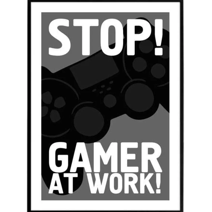 Plakat - Gamer - Gamer at work