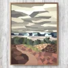 Plakat - Geometrisk Landskab
