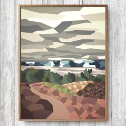 Plakat - Geometrisk Landskab