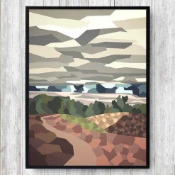 Plakat - Geometrisk Landskab