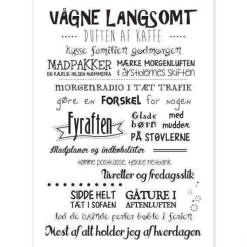 Plakat - Hverdagen sort/hvid. Vælg str.