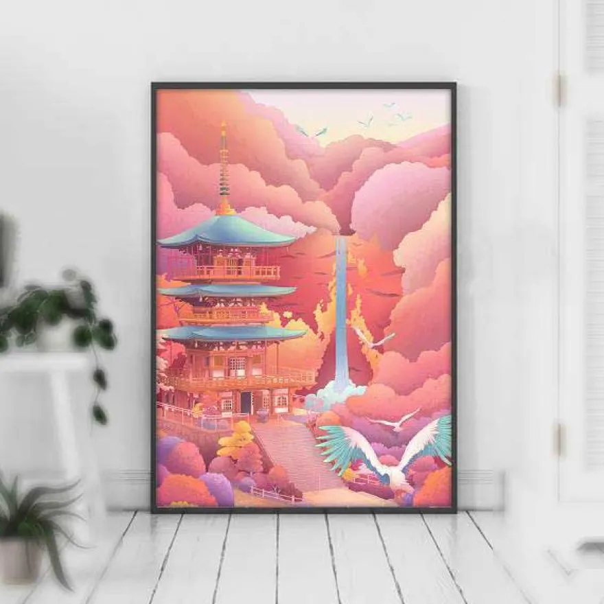Plakat - Japan is amazing - Seigantoji