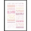 Plakat - Livet er fantastisk - Colors