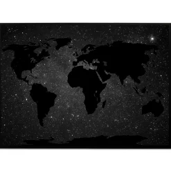 Plakat med verdenskort - The universe