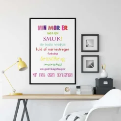 Plakat - Min mor er - Colors