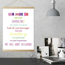 Plakat - Min mor er - Colors