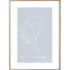 Plakat - One line flower #1