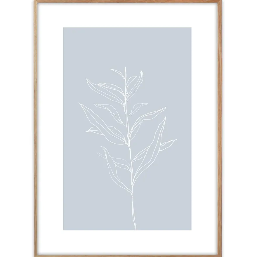 Plakat - One line flower #2