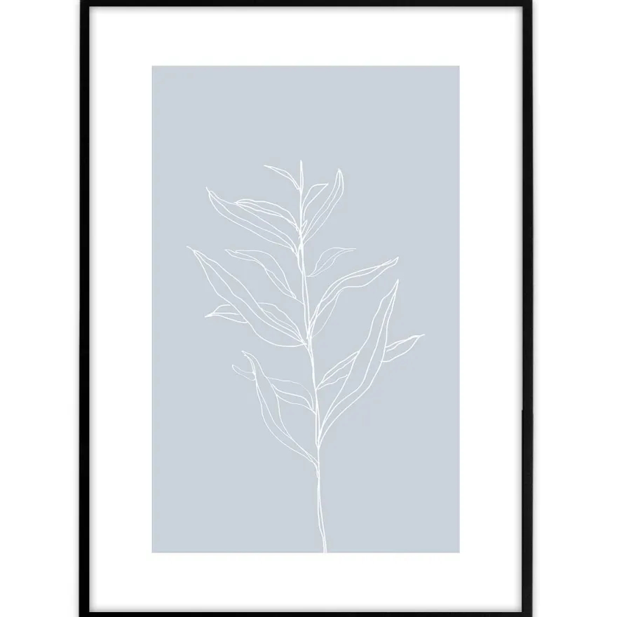 Plakat - One line flower #2