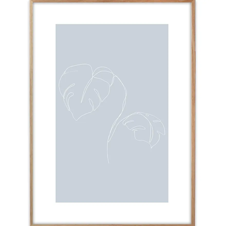 Plakat - One line flower #3