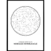 Plakat - Stjernebilleder - sort/hvid