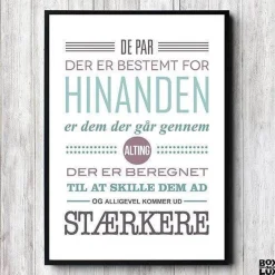 Plakat - Stærke par, colors