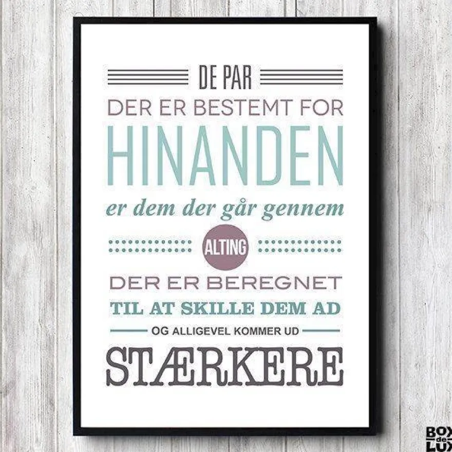 Plakat - Stærke par, colors