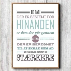 Plakat - Stærke par, colors