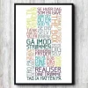 Plakat "Tag ja hatten på" Colours - 2 størrelser