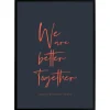 Plakat - We are better together, Colors
