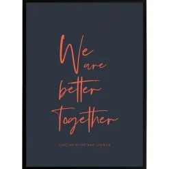 Plakat - We are better together, Colors