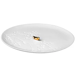 Räder lille fad i porcelæn - Golden Bird