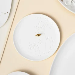 Räder lille fad i porcelæn - Golden Bird