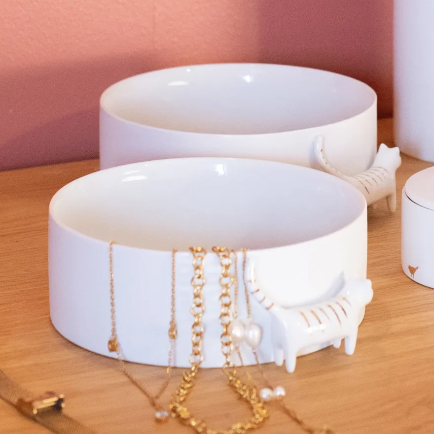Räder Mellem Skål i porcelæn - Kat