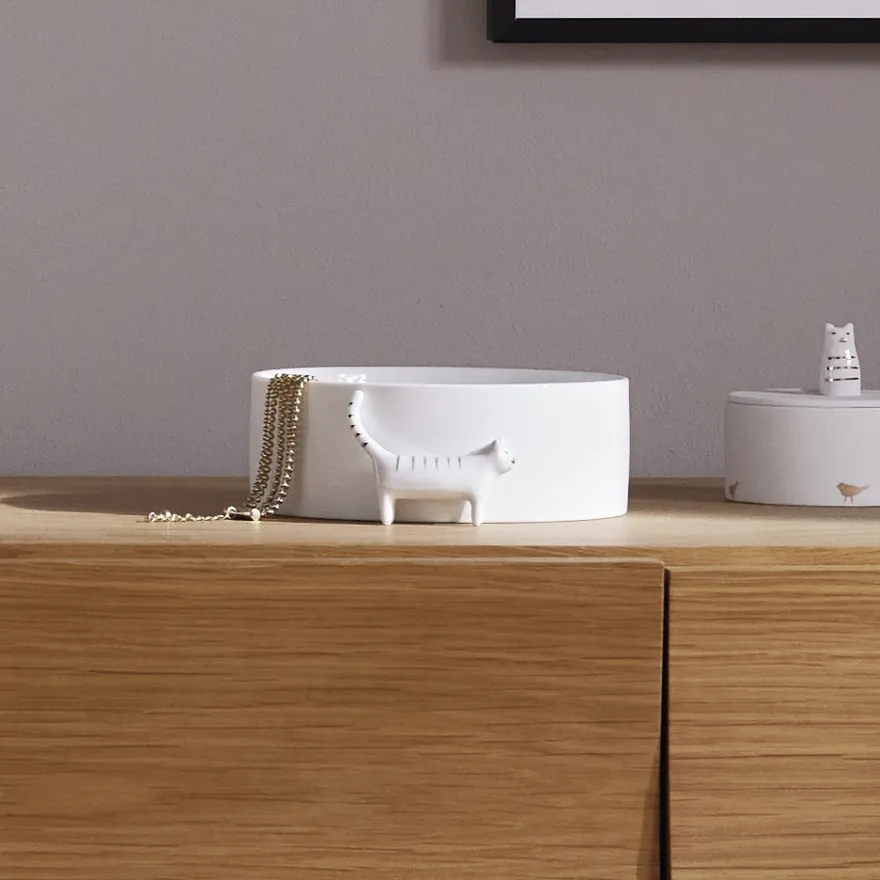 Räder Mellem Skål i porcelæn - Kat