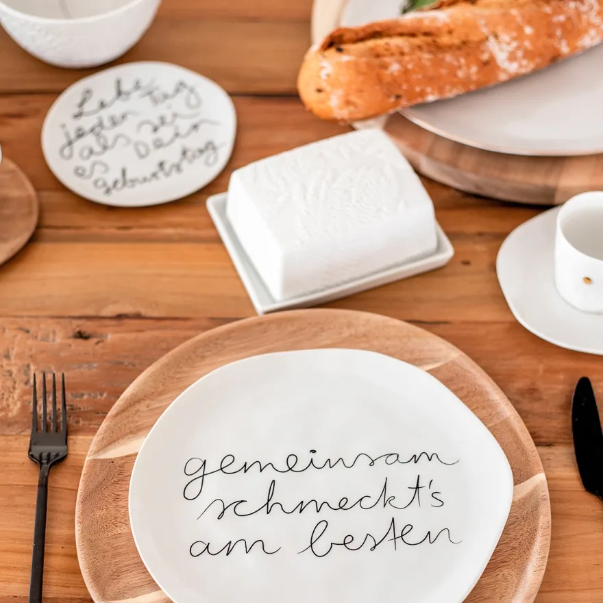 Räder Smørboks i Porcelæn