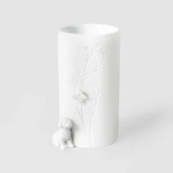 Räder Vase i porcelæn, Hund, Siddende