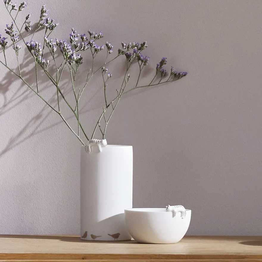 Räder Vase med guld detaljer - H14 - Kat