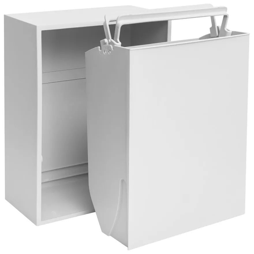 ReCollector væghængt box til affaldssortering - Brilliant White
