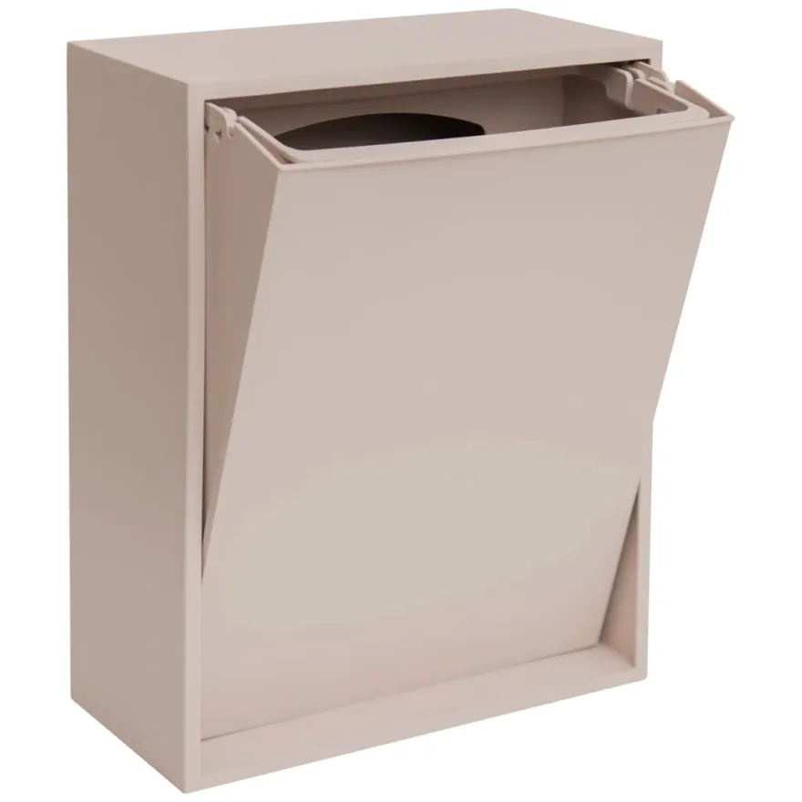ReCollector væghængt box til affaldssortering - Silver Cloud Grey