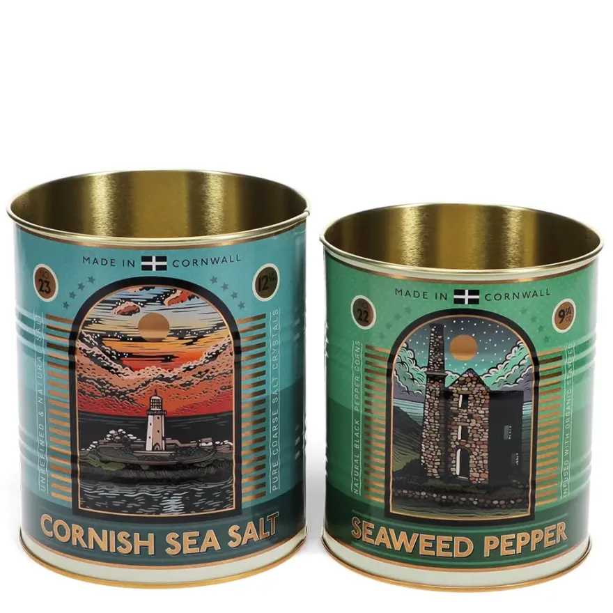 Rex London Metaldåser - Cornish Medium. Sæt med 2 stk