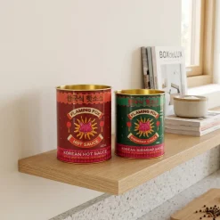Rex London Metaldåser - Hot Sauce Medium. Sæt med 2 stk