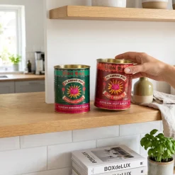 Rex London Metaldåser - Hot Sauce Medium. Sæt med 2 stk