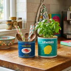 Rex London Metaldåser - Lemon/Harissa mini. Sæt med 2 stk