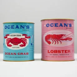 Rex London Metaldåser - Oceans Brand Medium. Sæt med 2 stk