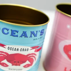 Rex London Metaldåser - Oceans Brand Medium. Sæt med 2 stk