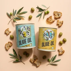 Rex London Metaldåser - Olive Oil Medium. Sæt med 2 stk