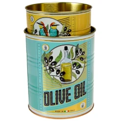 Rex London Metaldåser - Olive Oil Medium. Sæt med 2 stk
