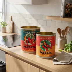 Rex London Metaldåser - Passata XL. Sæt med 2 stk